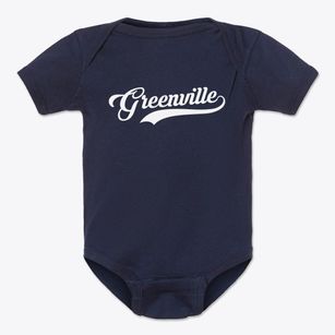 Greenville New York Vintage Team Baby Onesie