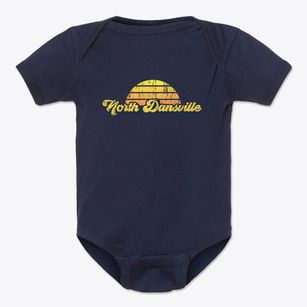 North Dansville New York Sublime Sunset Baby Onesie