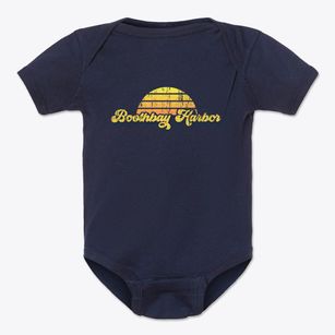 Boothbay Harbor Maine Sublime Sunset Baby Onesie