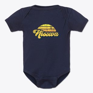 Nisswa Minnesota Sublime Sunset Baby Onesie