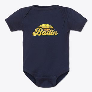 Badin North Carolina Sublime Sunset Baby Onesie