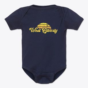 West Liberty Ohio Sublime Sunset Baby Onesie