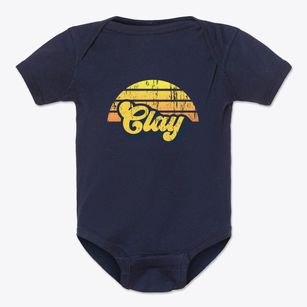 Clay California Sublime Sunset Baby Onesie