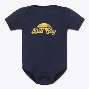 Dill City Oklahoma Sublime Sunset Baby Onesie