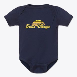 Falls Village Connecticut Sublime Sunset Baby Onesie