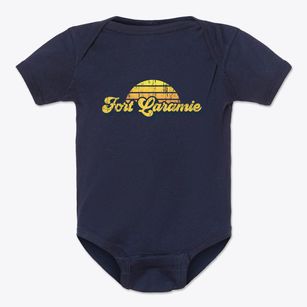 Fort Laramie Wyoming Sublime Sunset Baby Onesie