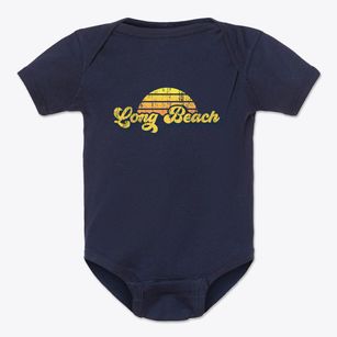 Long Beach Mississippi Sublime Sunset Baby Onesie
