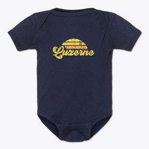 Luzerne Iowa Sublime Sunset Baby Onesie