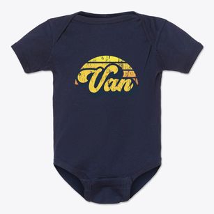 Van West Virginia Sublime Sunset Baby Onesie