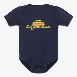 Deerfield Beach Florida Sublime Sunset Baby Onesie