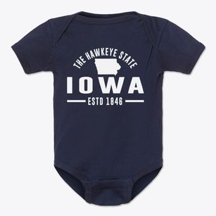  Iowa Motto Baby Onesie