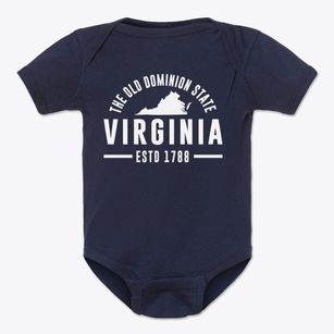  Virginia Motto Baby Onesie