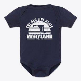  Maryland Sunset Baby Onesie