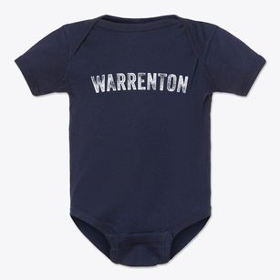 Warrenton Oregon Timeless Retro Baby Onesie