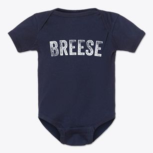 Breese Illinois Timeless Retro Baby Onesie