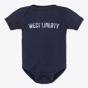 West Liberty Ohio Timeless Retro Baby Onesie