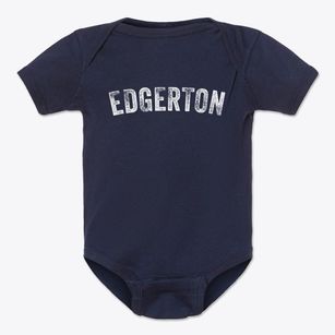 Edgerton Kansas Timeless Retro Baby Onesie