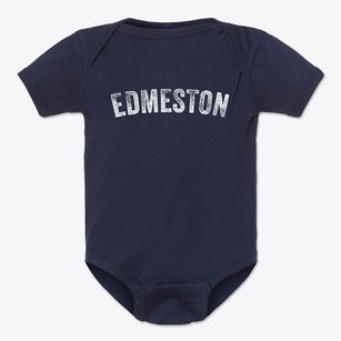Edmeston New York Timeless Retro Baby Onesie