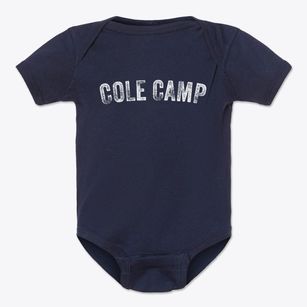 Cole Camp Missouri Timeless Retro Baby Onesie
