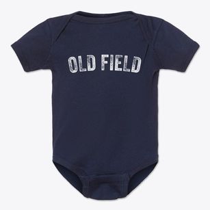 Old Field New York Timeless Retro Baby Onesie
