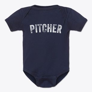 Pitcher New York Timeless Retro Baby Onesie