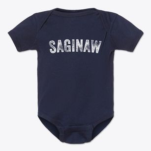 Saginaw Texas Timeless Retro Baby Onesie