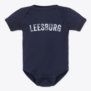 Leesburg Florida Timeless Retro Baby Onesie