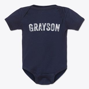 Grayson Louisiana Timeless Retro Baby Onesie