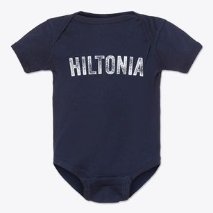 Hiltonia Georgia Timeless Retro Baby Onesie