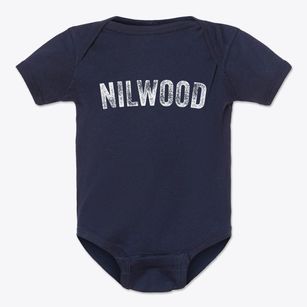 Nilwood Illinois Timeless Retro Baby Onesie
