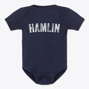 Hamlin Maine Timeless Retro Baby Onesie