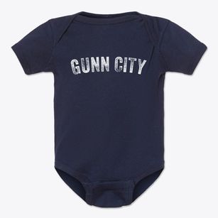 Gunn City Missouri Timeless Retro Baby Onesie