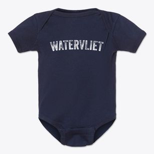 Watervliet New York Timeless Retro Baby Onesie