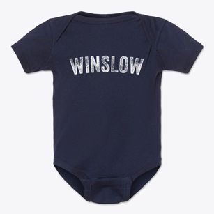 Winslow Maine Timeless Retro Baby Onesie