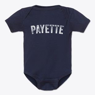 Payette Idaho Timeless Retro Baby Onesie