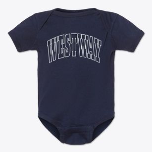 Westway Texas Trendy Block Baby Onesie