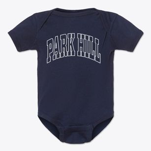 Park Hill Oklahoma Trendy Block Baby Onesie