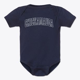 Chickamauga Georgia Trendy Block Baby Onesie