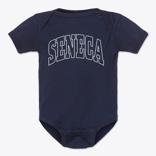 Seneca Illinois Trendy Block Baby Onesie