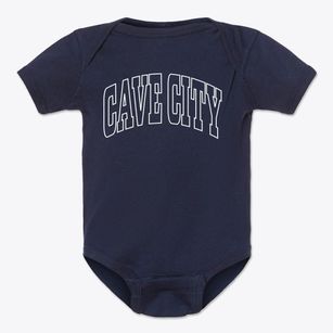 Cave City Arkansas Trendy Block Baby Onesie