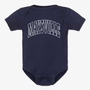 Maysville Georgia Trendy Block Baby Onesie