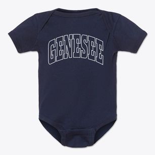 Genesee New York Trendy Block Baby Onesie
