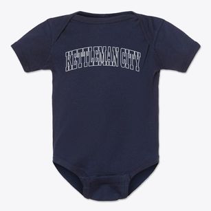 Kettleman City California Trendy Block Baby Onesie