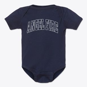 Angel Fire New Mexico Trendy Block Baby Onesie
