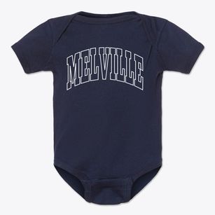 Melville Louisiana Trendy Block Baby Onesie