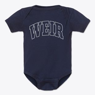 Weir Texas Trendy Block Baby Onesie