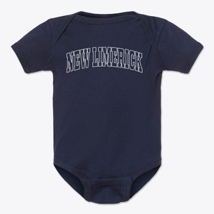 New Limerick Maine Trendy Block Baby Onesie
