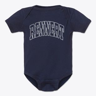 Rennert North Carolina Trendy Block Baby Onesie