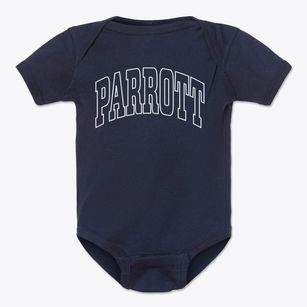 Parrott Georgia Trendy Block Baby Onesie