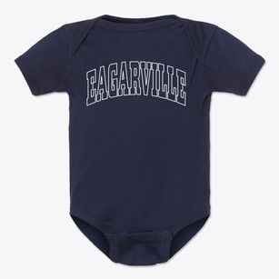Eagarville Illinois Trendy Block Baby Onesie